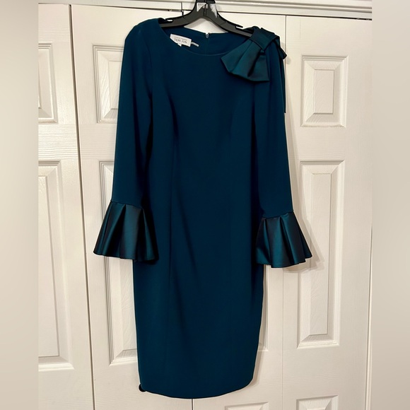 Rickie Freeman for Teri Jon Crepe Sheath Dress - Picture 3 of 5